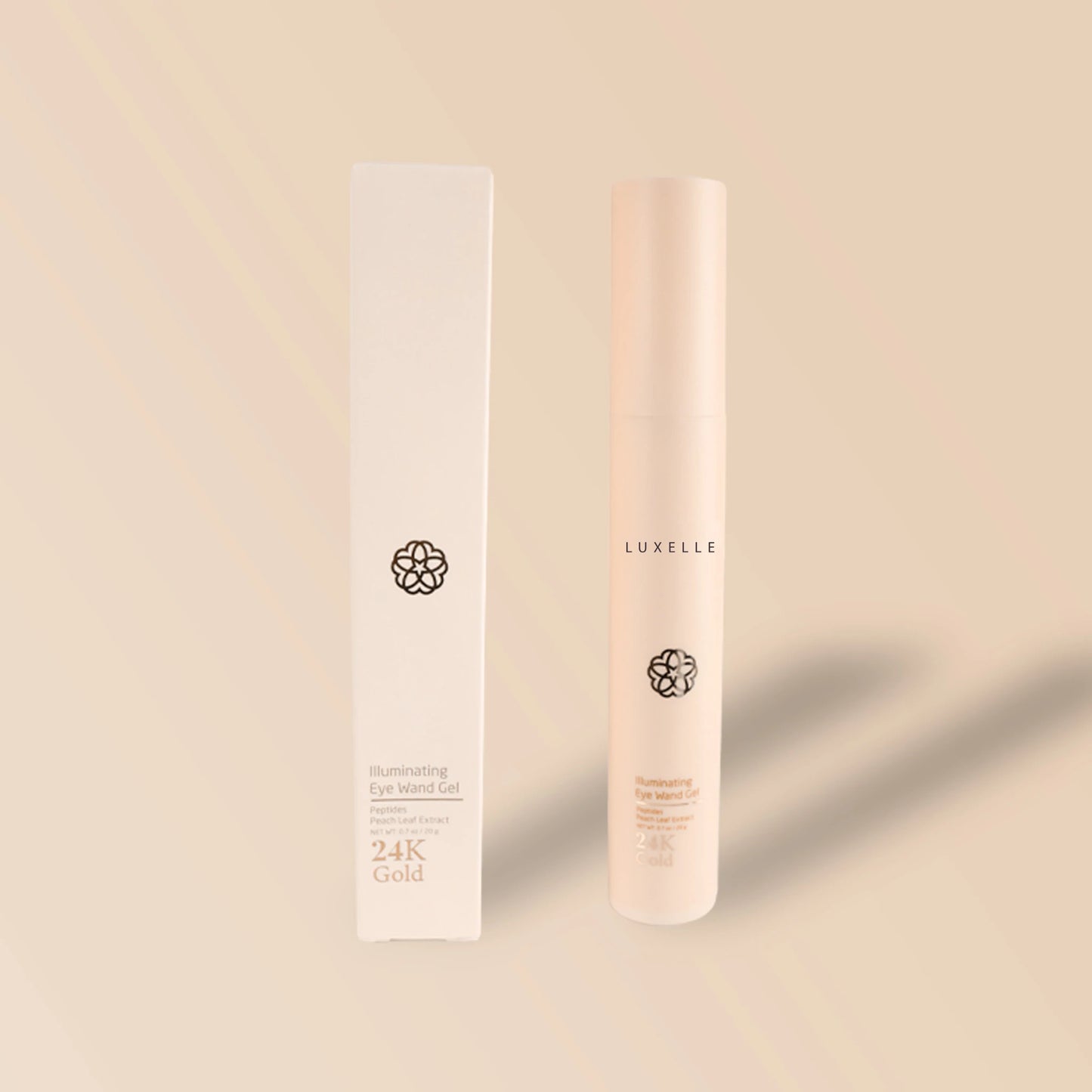 Golden Elegance: Luxelle Eye Gel Magic