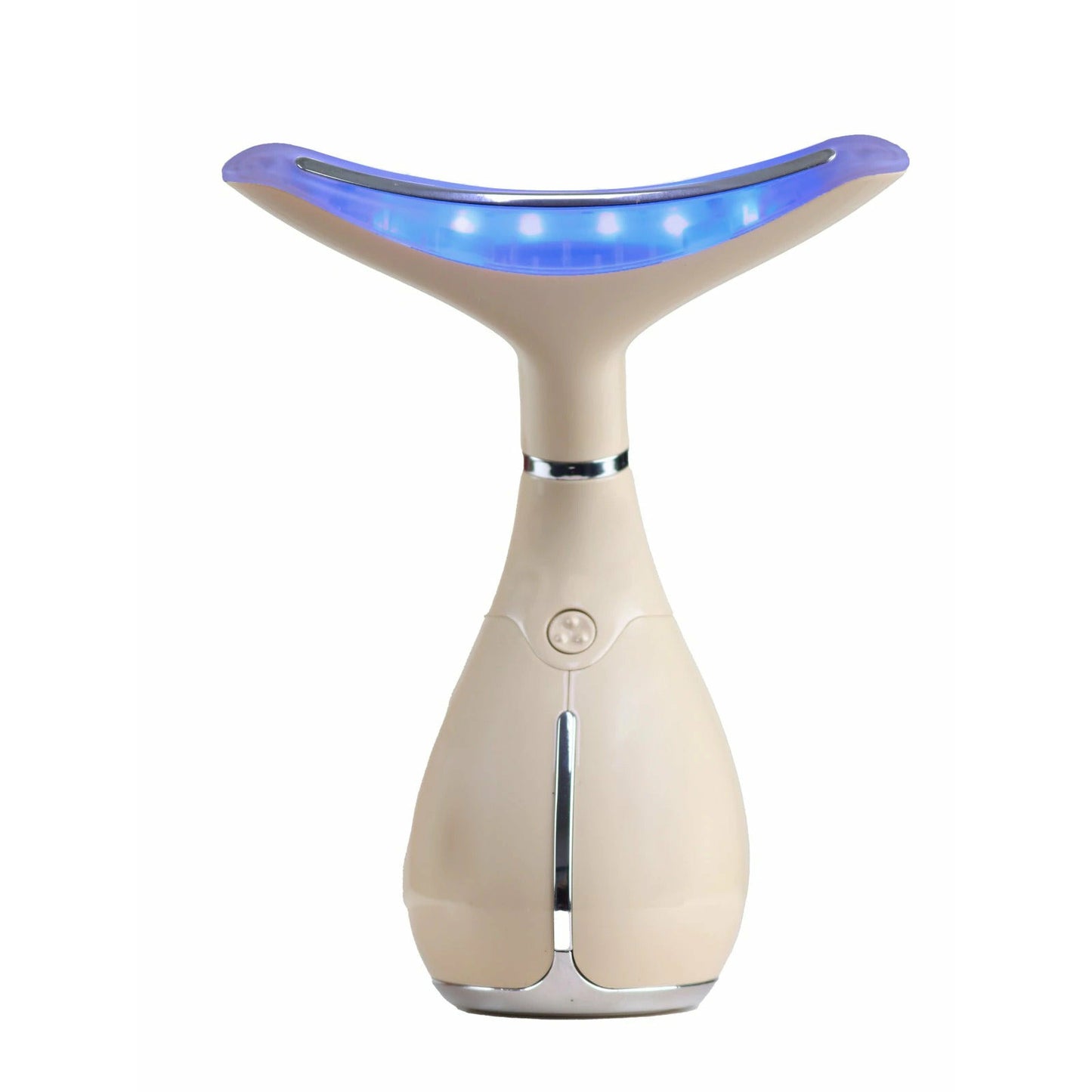 Luxelle Neck and Face Anti-Wrinkle Massager Boosts cell metabolism for a radiant complexion.
