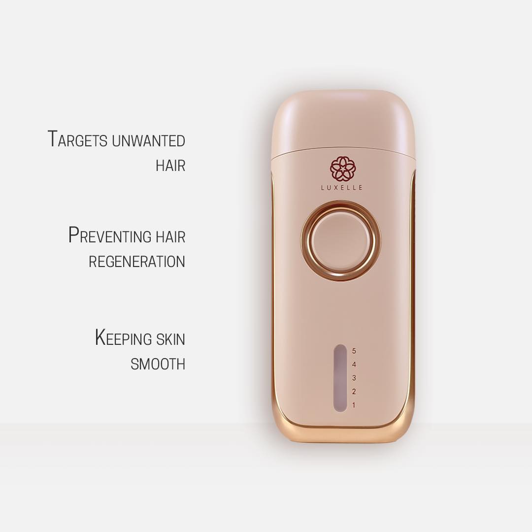 Luxelle IPL Hair Removal Laser Painless and quick hair reduction at home