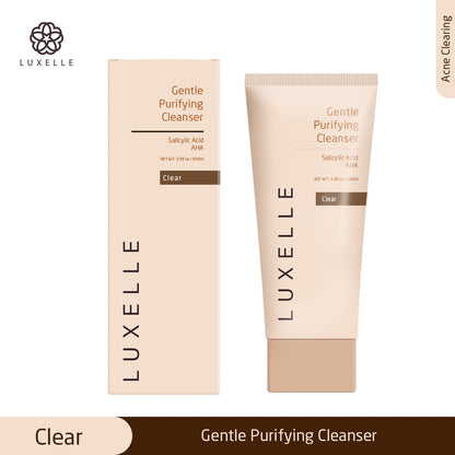 Gentle Acne Care: Luxelle's Clear Skin Elixir