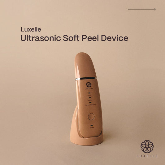 Luxelle Ultrasonic Soft Peel Device for radiant skin.