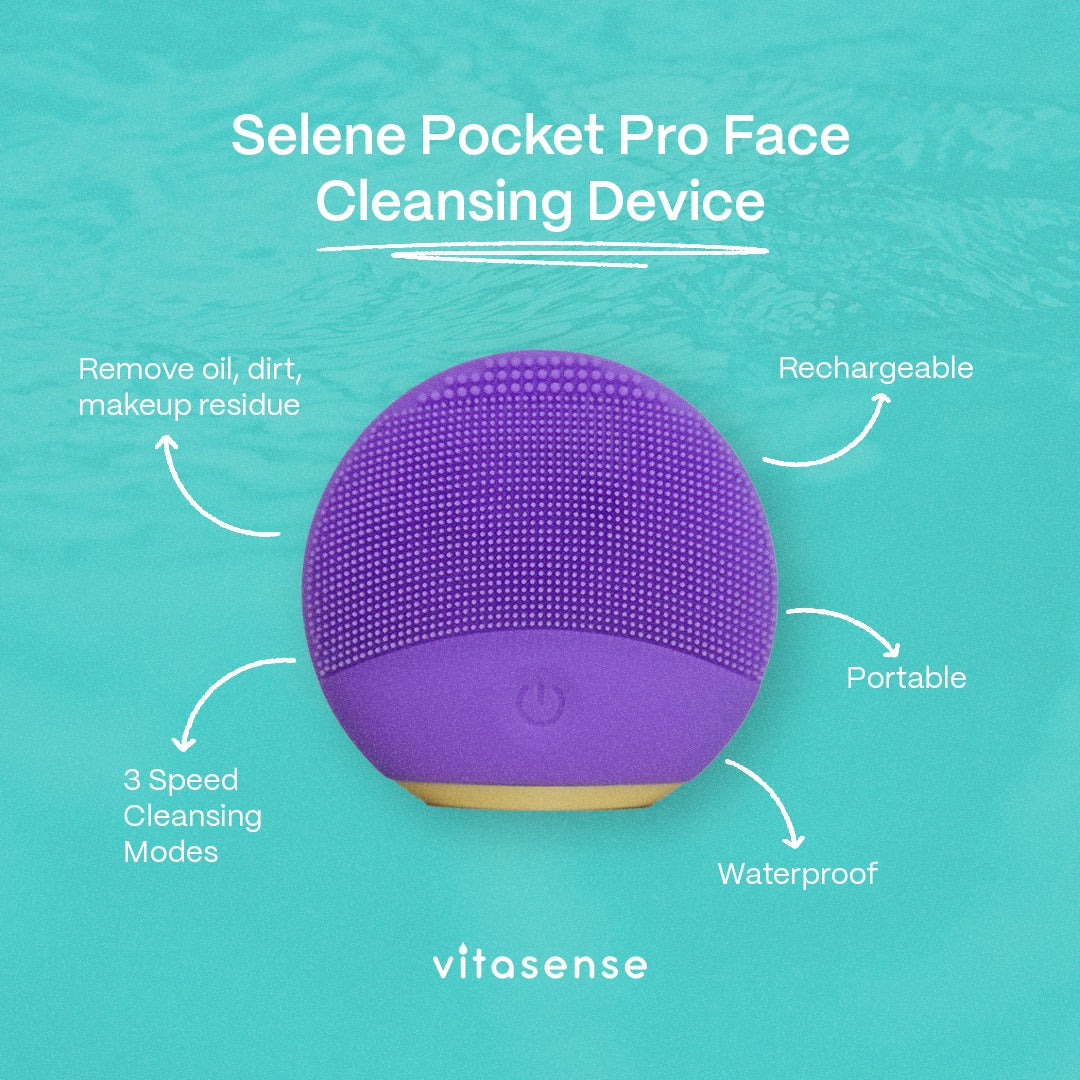 selene pocket pro face cleansing device