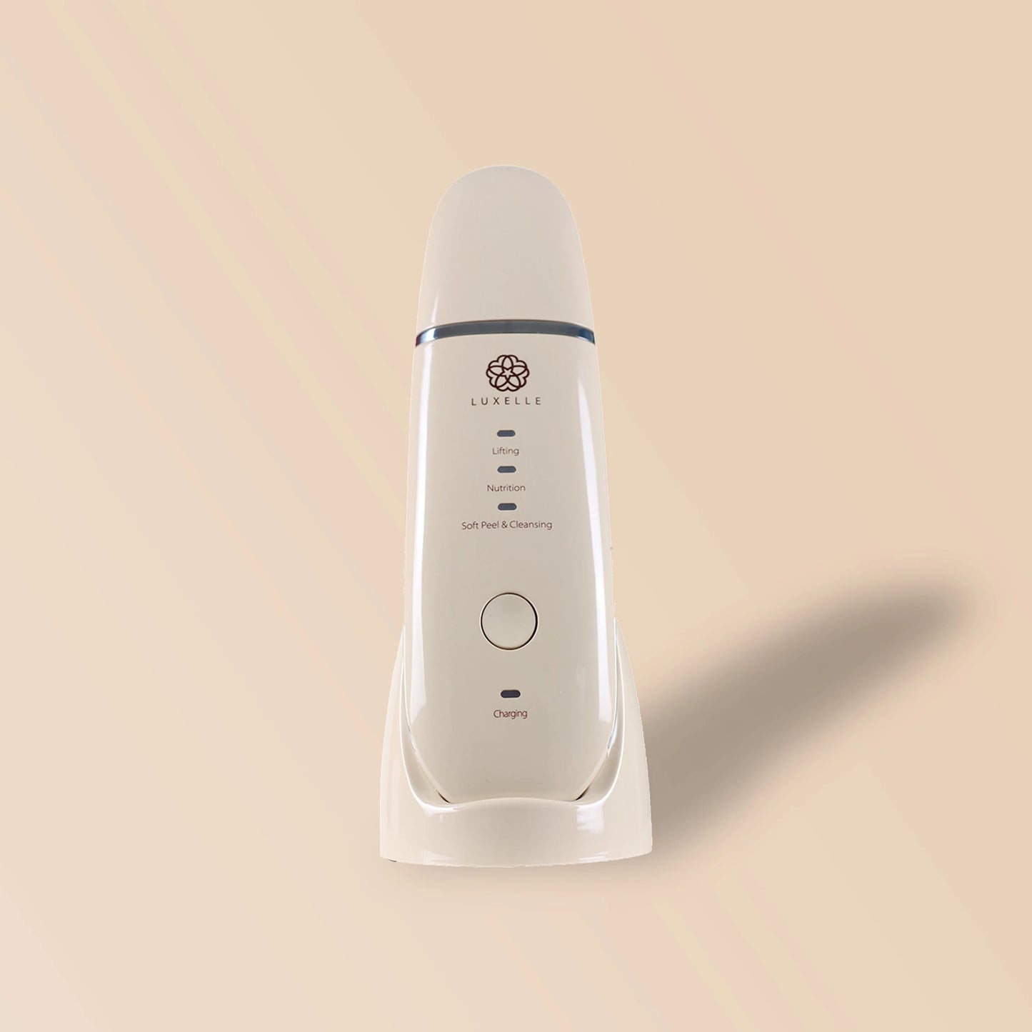 Luxelle Ultrasonic Soft Peel Device  Achieve gentle exfoliation and deep cleansing.